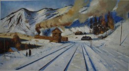 Nikolai Ulyanov - train ash gone by