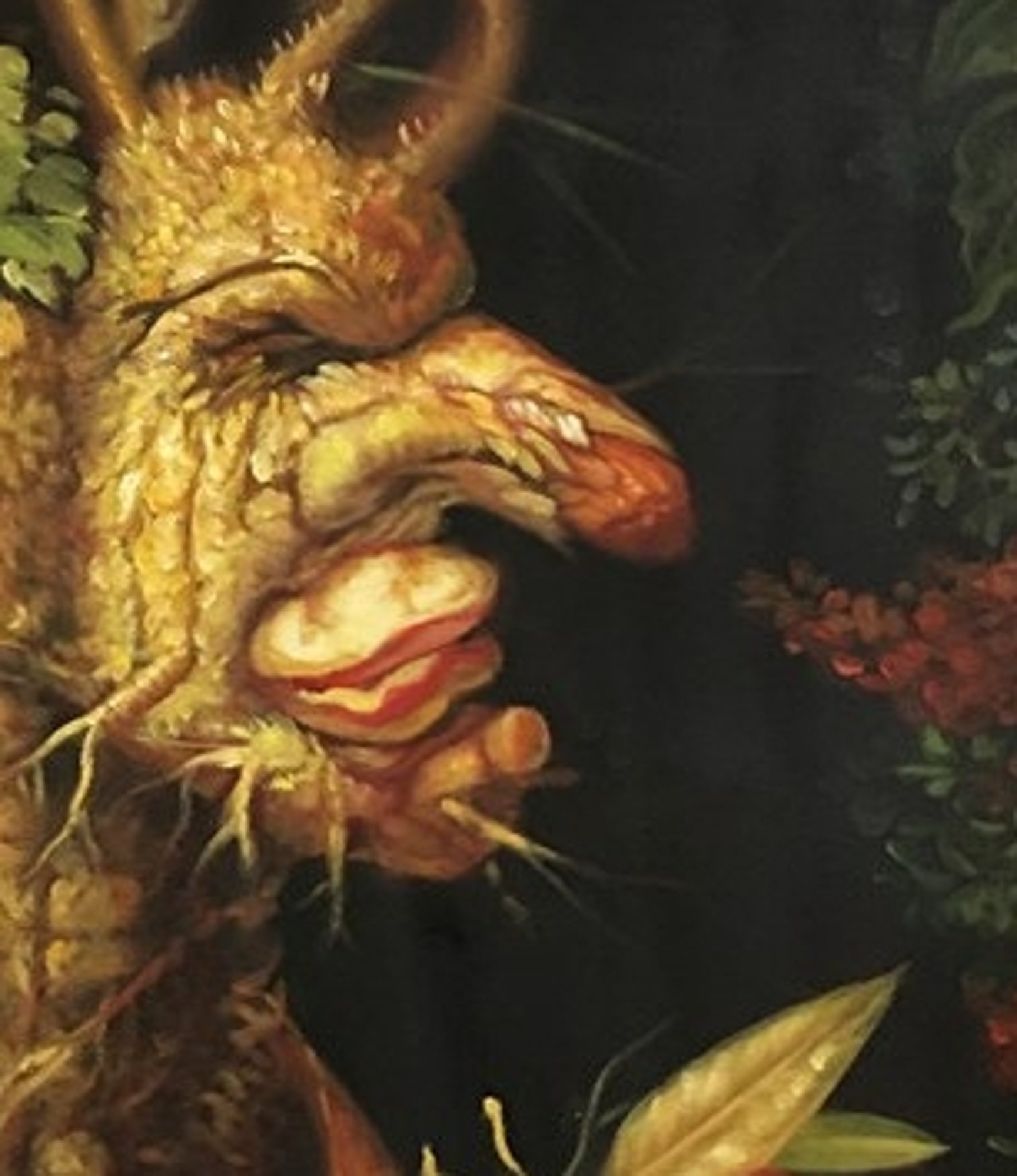 Quadro Estate di Arcimboldo, falso d'autore 50x40cm Ritratti